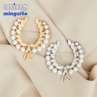 Bộ trâm cài dự tiệc với ngọc trai lúa mì chống trượt ngọc trai ghim trâm cài trang trí khăn trùm đầu pin