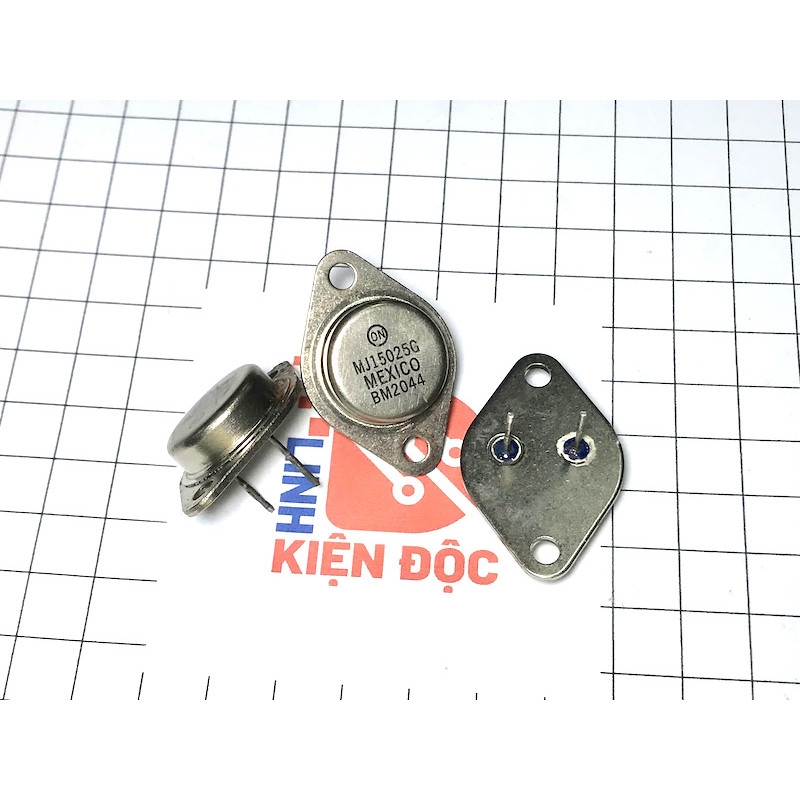 MJ15025, MJ15025G Transistor PNP 16A 250V TO-3 (Tháo Máy)