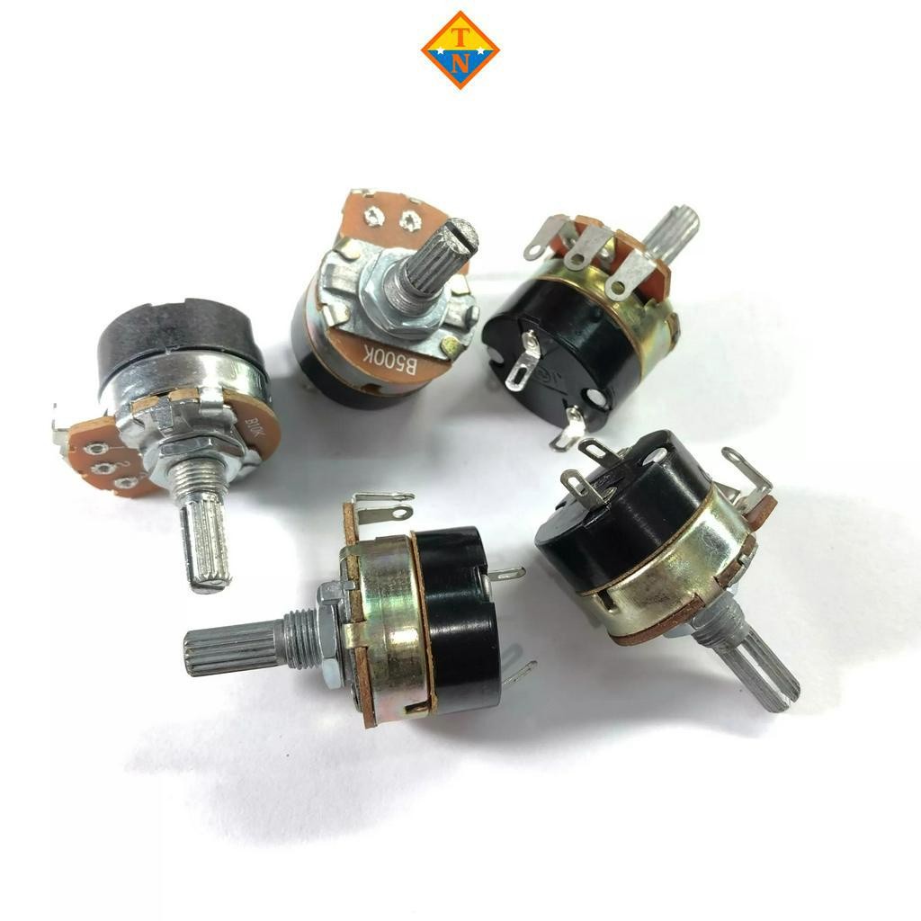 Chiết áp công tắc WH138 - 20mm B10K, B50K, B100K, B250K, B500K