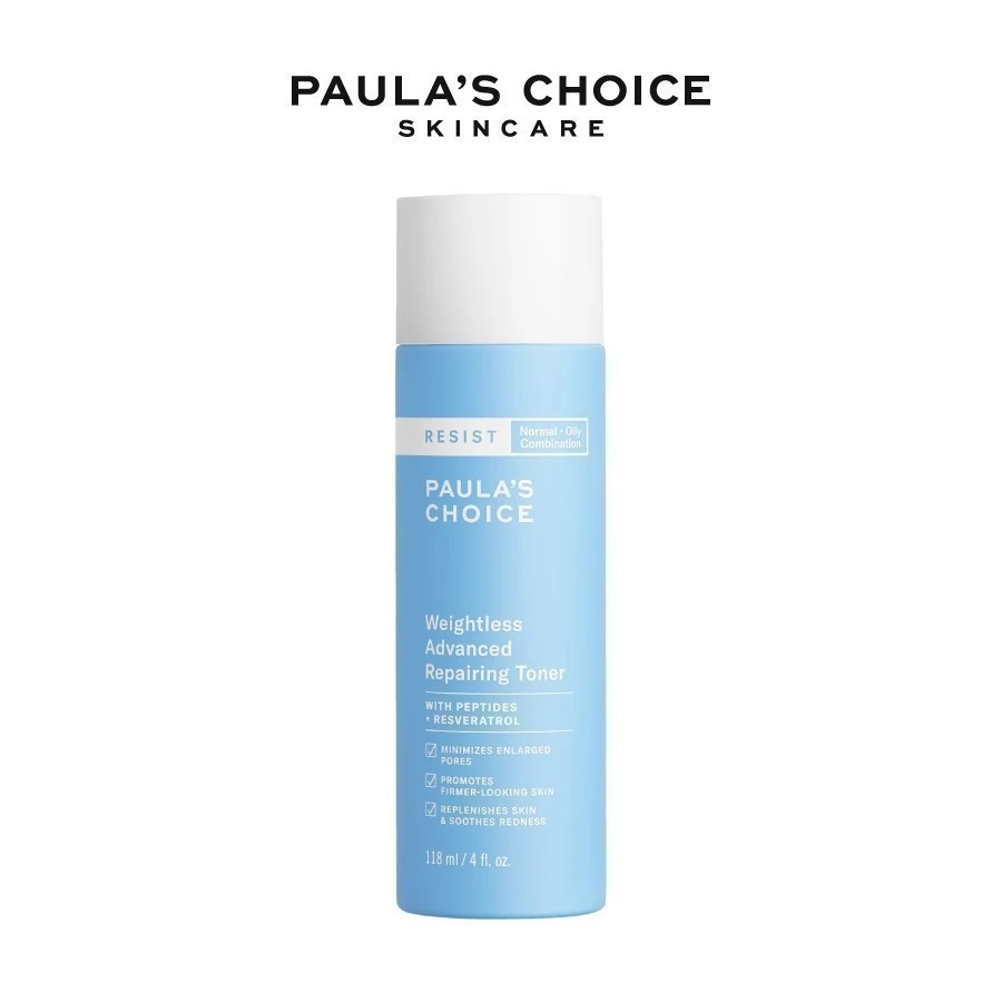 Toner Paula's Choice Resist Weightless Advanced Repairing Toner Cho Da Dầu Và Lão Hóa 118ml