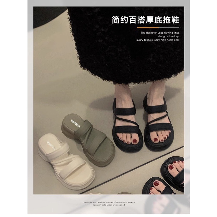 Dép Cao Su Đế muffin Cao Su pu
