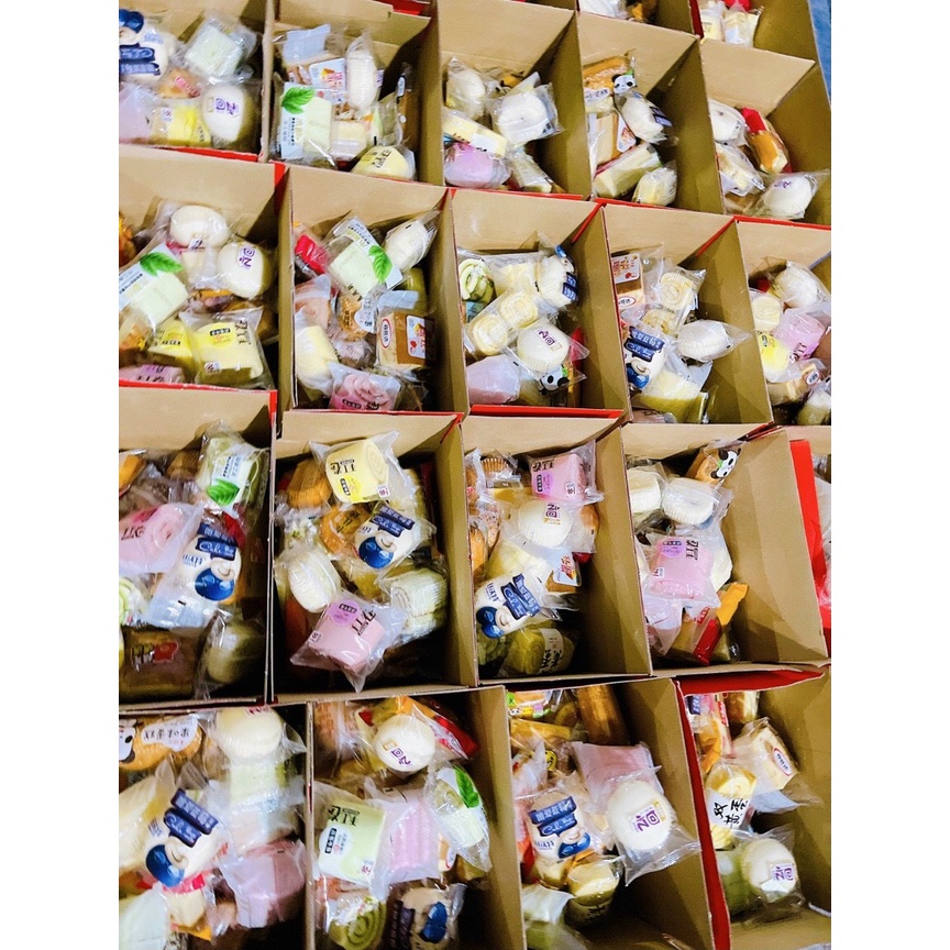 THÙNG 1 KG BÁNH MIX ĐỦ VỊ NHƯ HÌNH