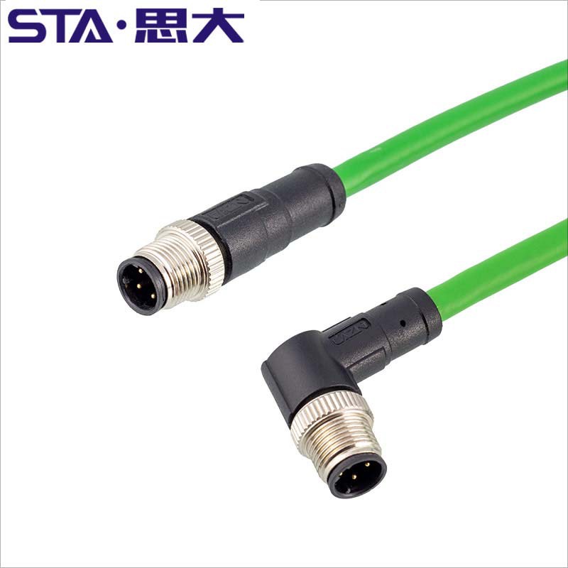 Dây Cáp Mạng ethernet m12 4 Lõi Chuyên Dụng rj45