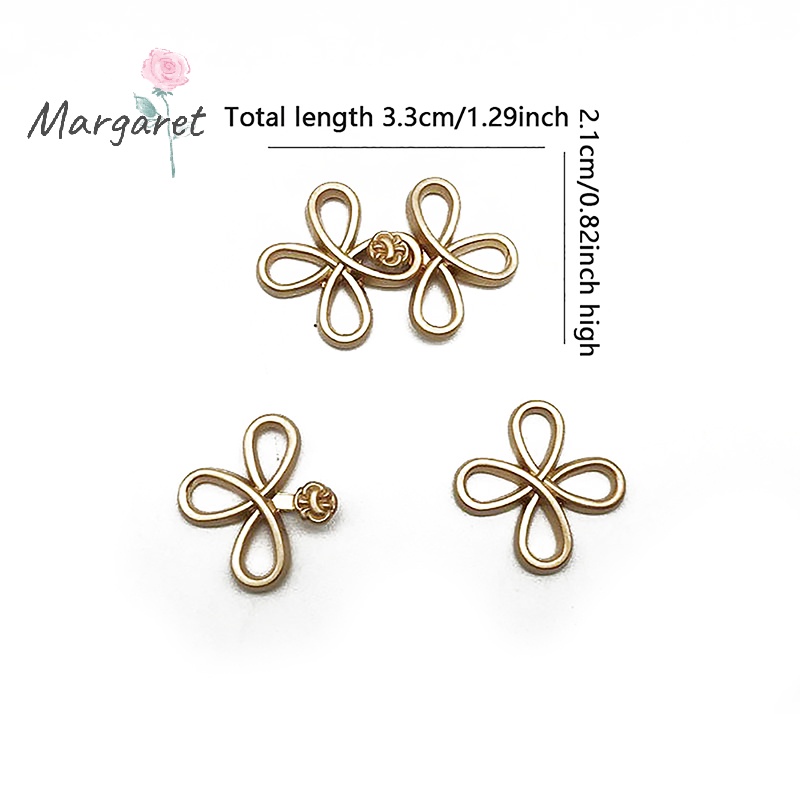 Áo Choàng Sườn Xám Nút Thắt Nút Thắt Nút Bằng Kim Loại Vô Hình Tháo Rời Được Phong Cách Trung Hoa Mới