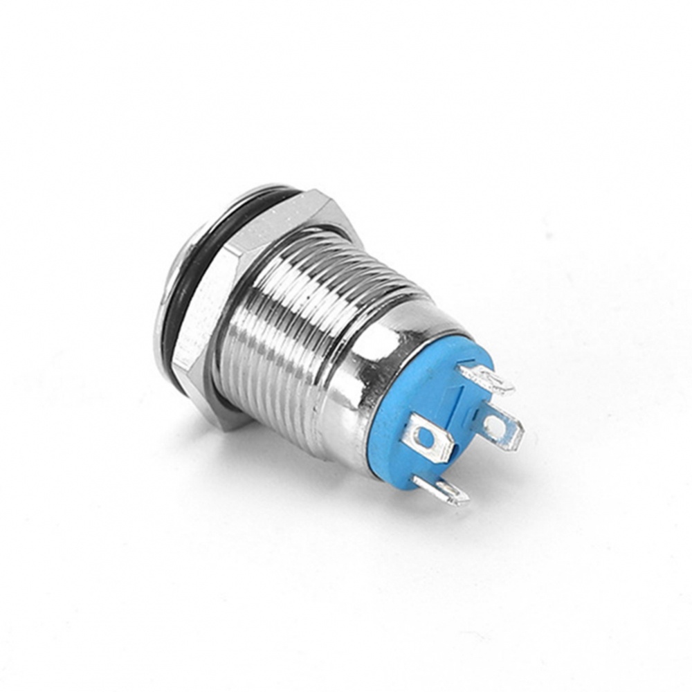 Nút Công Tắc Đèn led 12mm 12v-24v Bằng Kim Loại Chống Thấm Nước