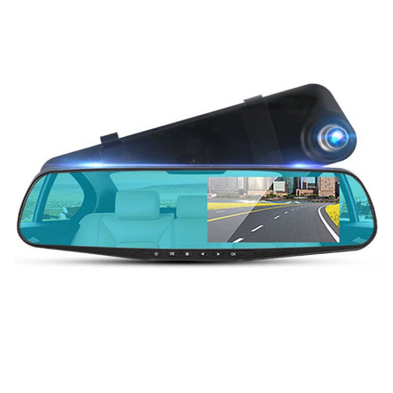 Gương Chiếu Hậu Hai Ống Kính 1080p dvr hd Góc 170 Độ Cho Mọi Model vhfr
