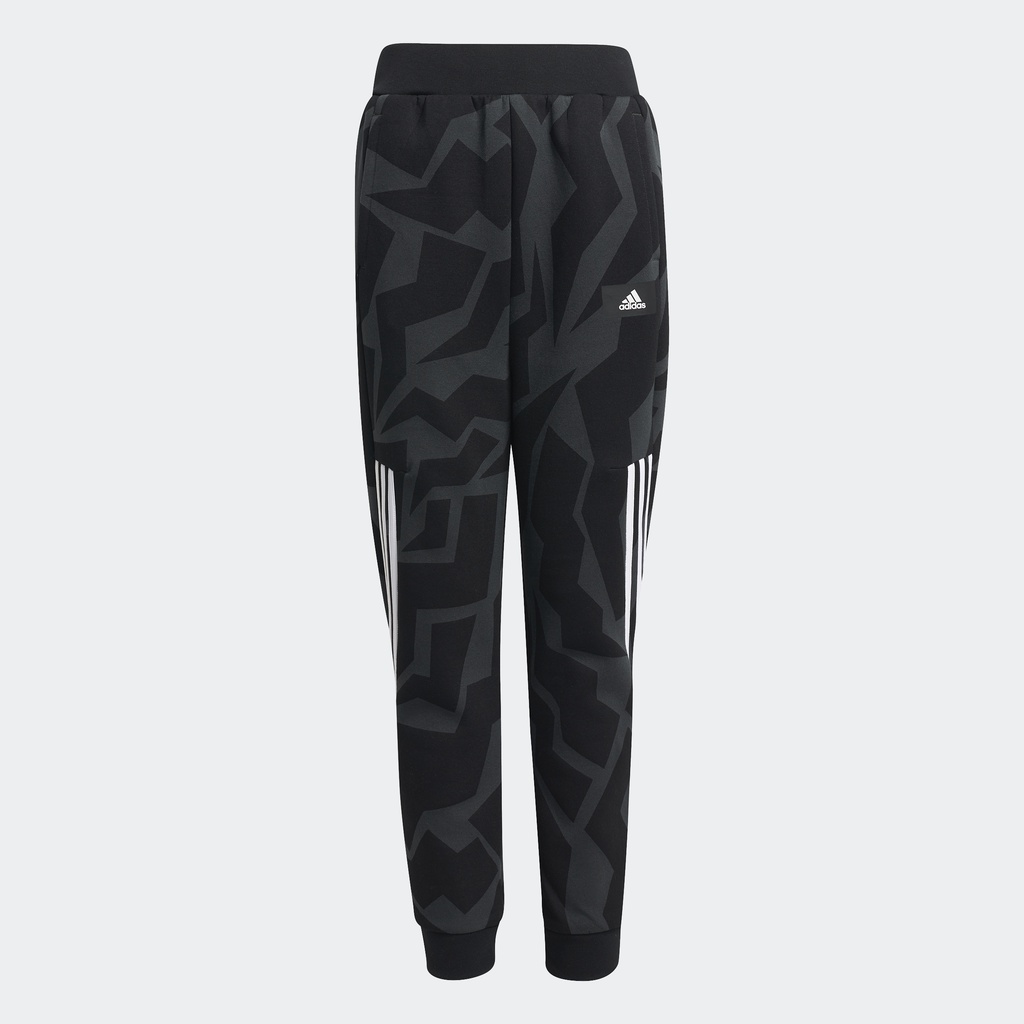 adidas Tập luyện Quần Ống Côn 3 Sọc Future Icons Trẻ em Xám H07368