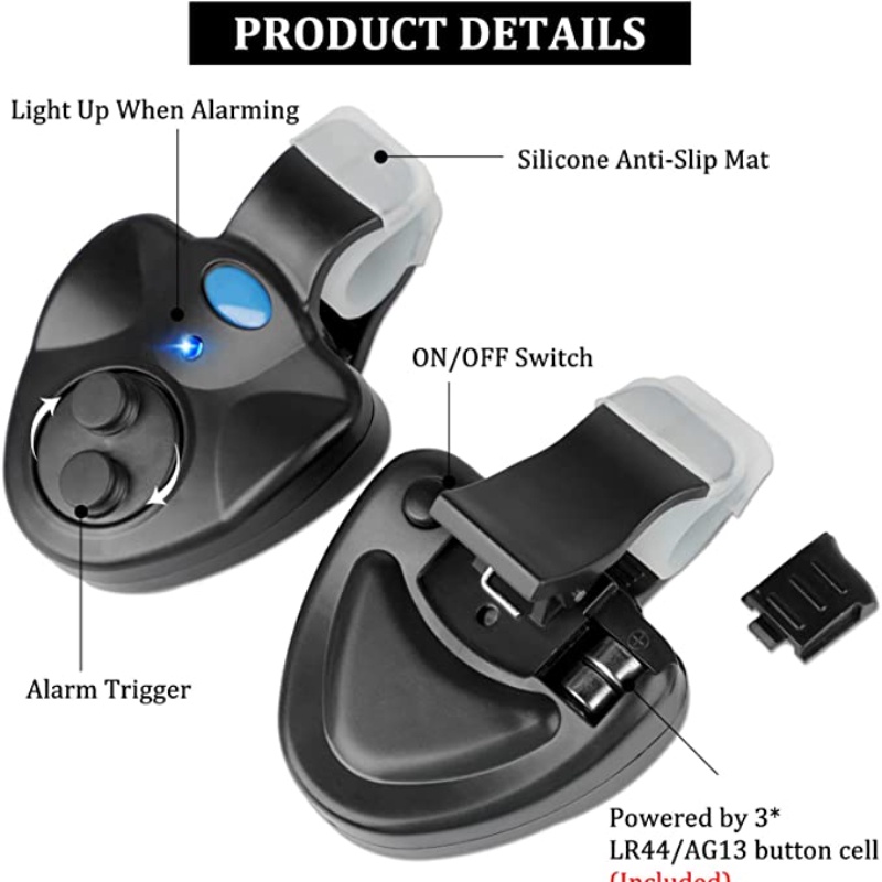 Chuông Báo Cá Cắn Câu Điện Tử 2023 Có Pin