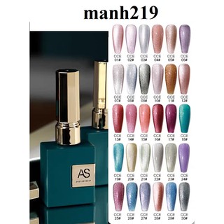 Sơn gel as mắt mèo kim cương as cce chai xanh 15ml - manh219