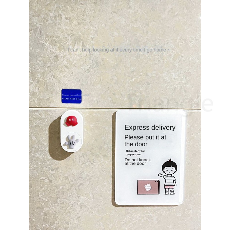 Chuông Cửa Chào Mừng Hoạt Hình Dễ Thương Thời Trang Phong Cách Bắc Âu