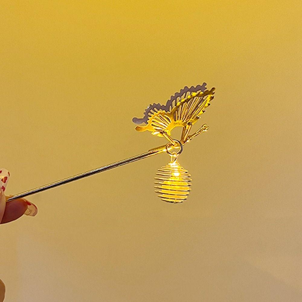 Jeniferdz Trâm Cài Tóc Tua Rua Đèn Lồng Phát Sáng Phong Cách Trung Hoa Cổ Điển Cho Đám Cưới / Sườn Xám