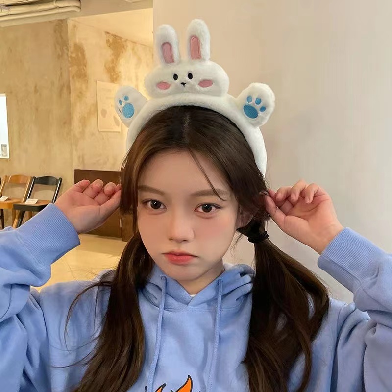 Băng Đô Cài Tóc Hình Thú Hoạt Hình Bằng Nhung Lông Thời Trang - HSU