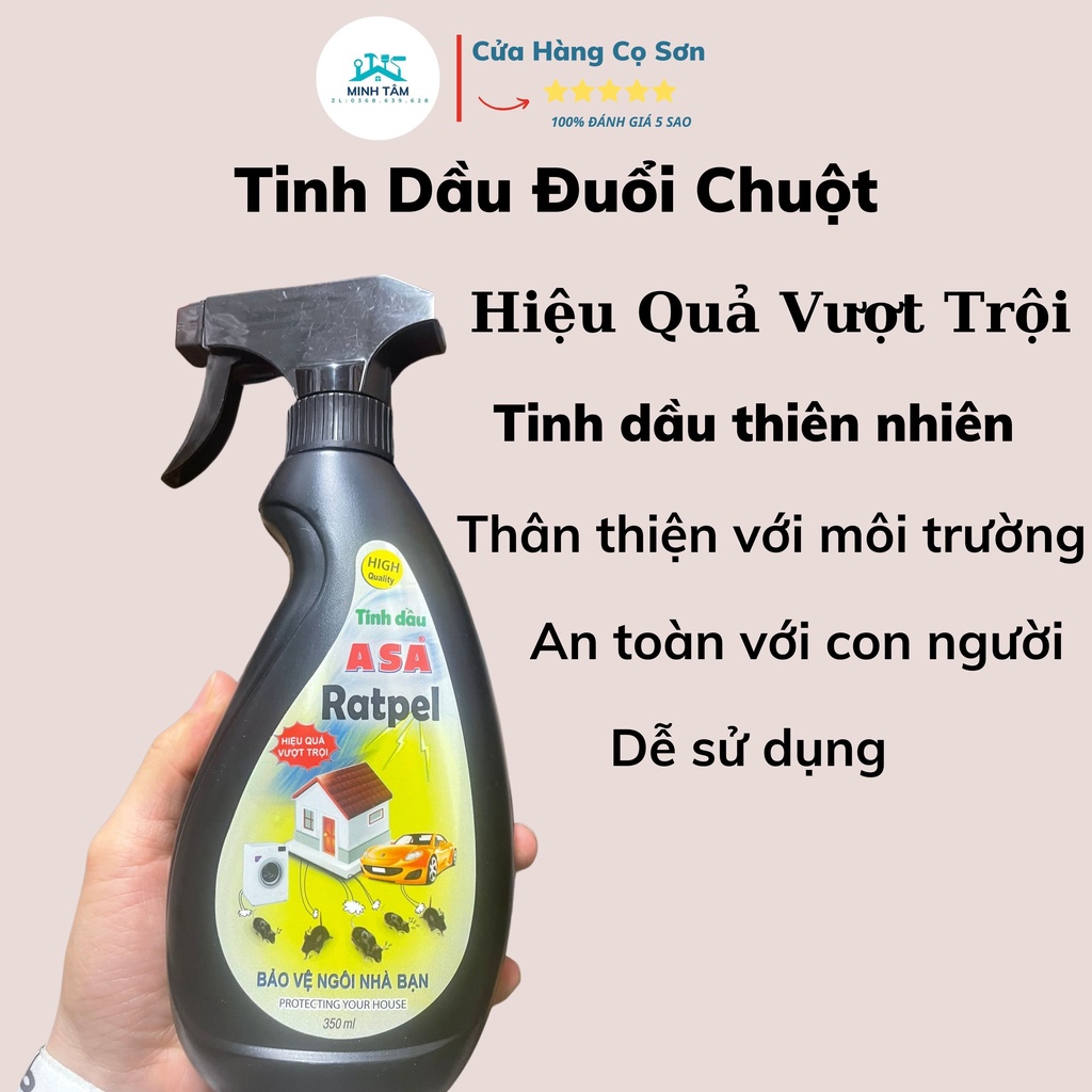 Chai Xịt Tinh Dầu Đuổi Chuột ASA Ratpel 350ml