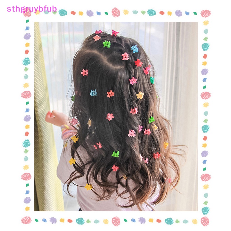 Sthb Set 10 Kẹp Tóc Hoa handmade Dễ Thương Cho Bé Gái vn