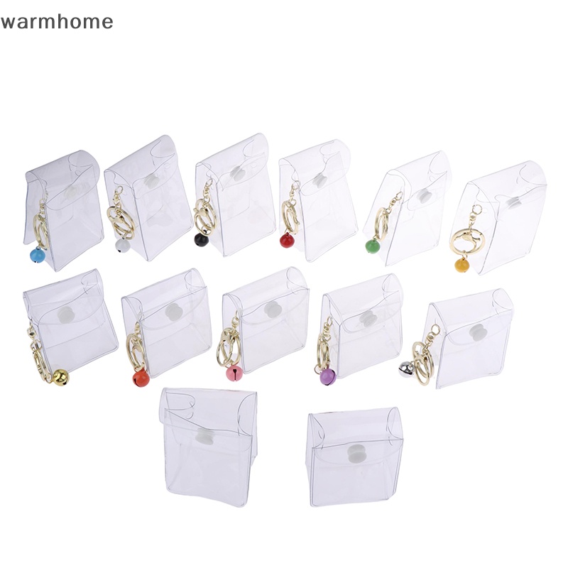 Túi Đựng Tiền Xu / Chìa Khóa / Son Môi mini Trong Suốt Hình Búp Bê anime rft