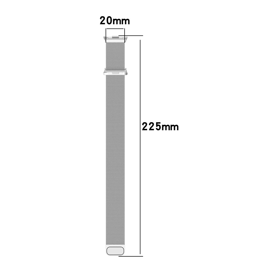 Dây Đeo Inox milanese Cho Đồng Hồ Thông Minh xiaomi mi band 8 pro