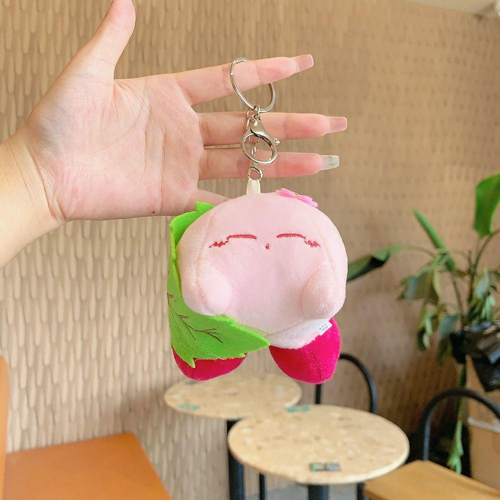 Mmluck kirby Đồ Chơi Nhồi Bông Mềm Mại Màu Hồng Hình Nón kirby