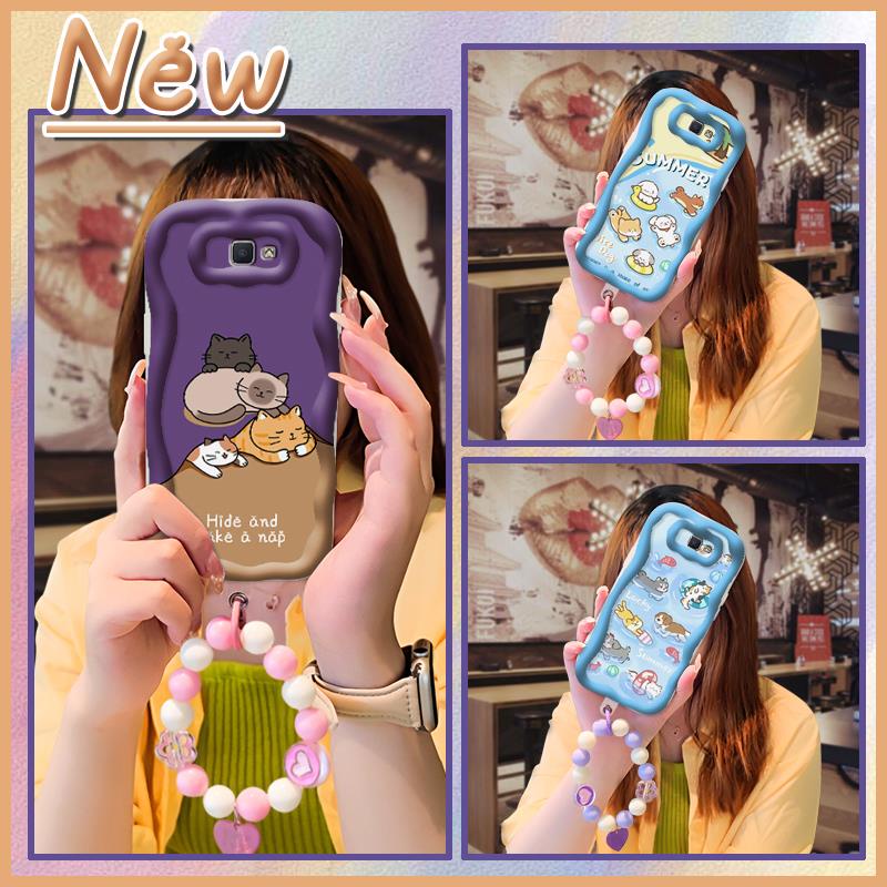 Texture youth Phone Case For Samsung Galaxy J7 Prime/2/2018/ON7 2016/G610F Waterproof lovely Girl bracelet