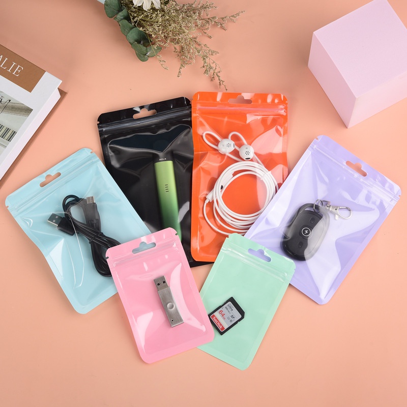 1 Túi Niêm Phong Tự Đóng Gói Màu macaron Ngọc Trai Phù Hợp Để Bảo Vệ Và Đóng Gói