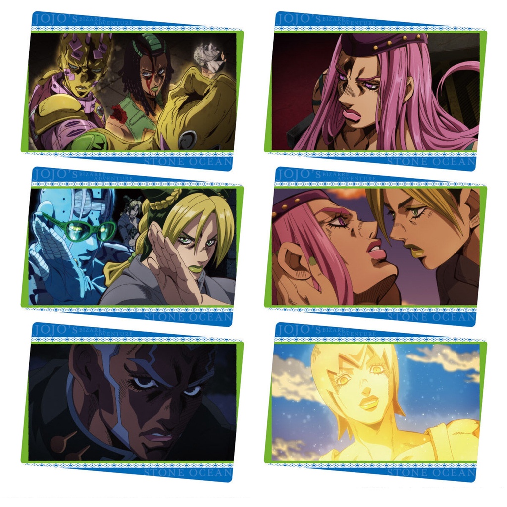 Pack thẻ nhân phẩm bánh xốp JoJo's Bizarre Adventure - Wafer card JoJo's
