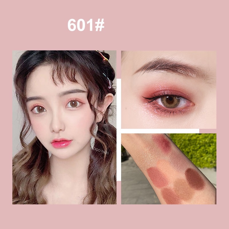 Bảng phấn mắt GoGo Tales 9 ô Bảng màu mắt nội địa trung mịn da chống thấm nước Admiring Velvet GT161 .