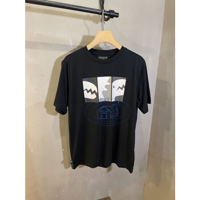 Agnes b.sport Khủng Long In Tất Cả Trận Đấu Cổ Tròn Tay Ngắn Cotton Rời Thoải Mái Đơn Giản Nam Nữ Áo
