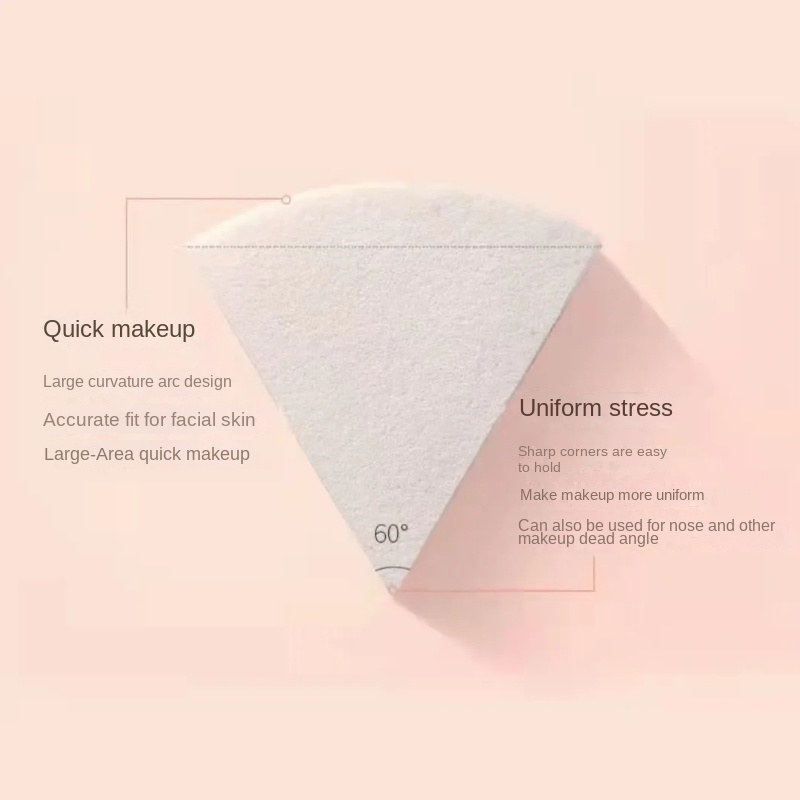 Mút Trang Điểm Hình Tam Giác Có Thể Sử Dụng Ướt Và Khô