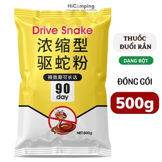 Bột đuổi rắn drive snake - gói 500g - bột màu vàng - xua đuổi rắn hiệu quả