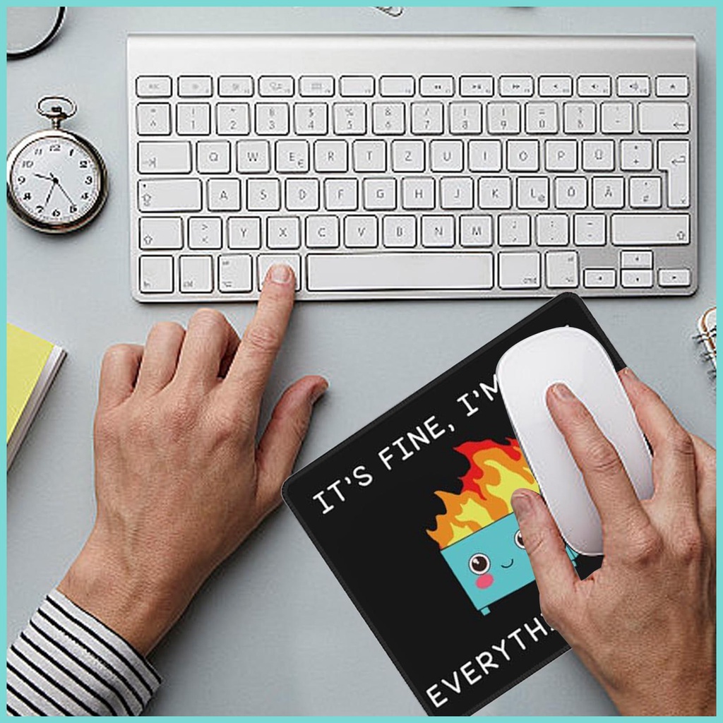 Tấm Lót Chuột Máy Tính Hình Quái Vật Độc Đáo Trang Trí Bàn Làm Việc