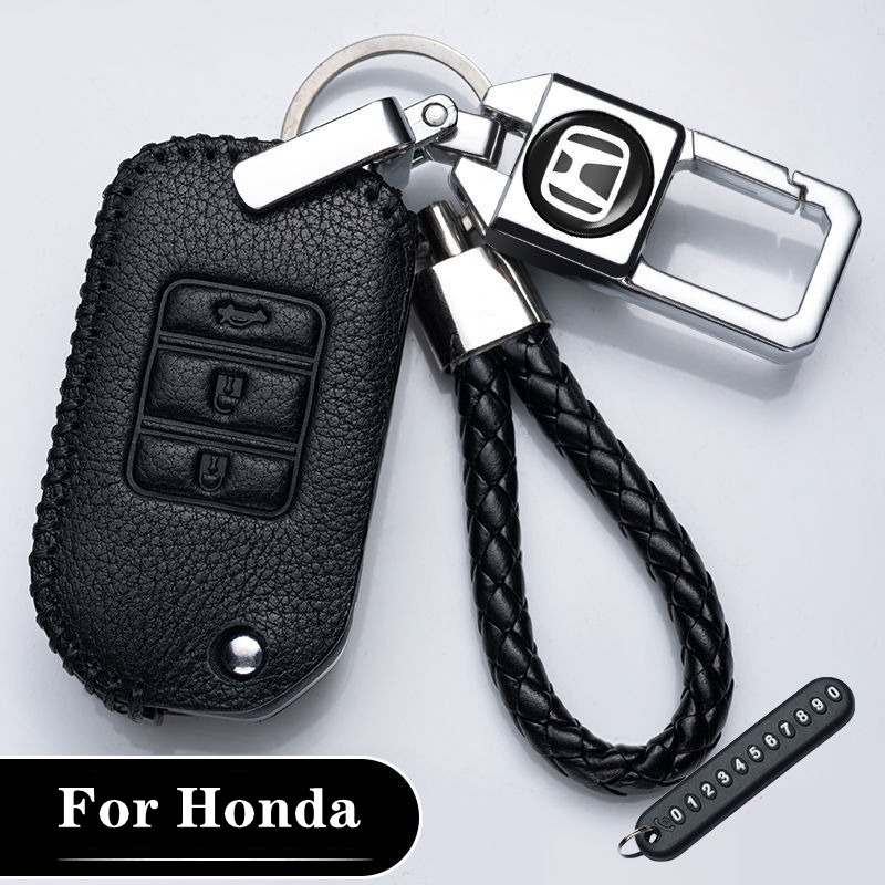 Bao Da Bảo Vệ Chìa Khóa Xe Hơi honda civic brv crv civic type r wrv accord odyssey