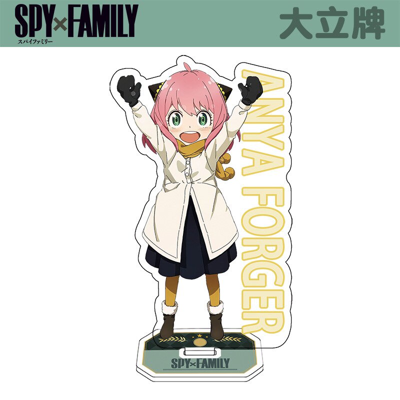 Mô hình Standee Popular Anime SPY X FAMILY Twilight Yor Forger Anya Forger để bàn tượng nhựa acrylic