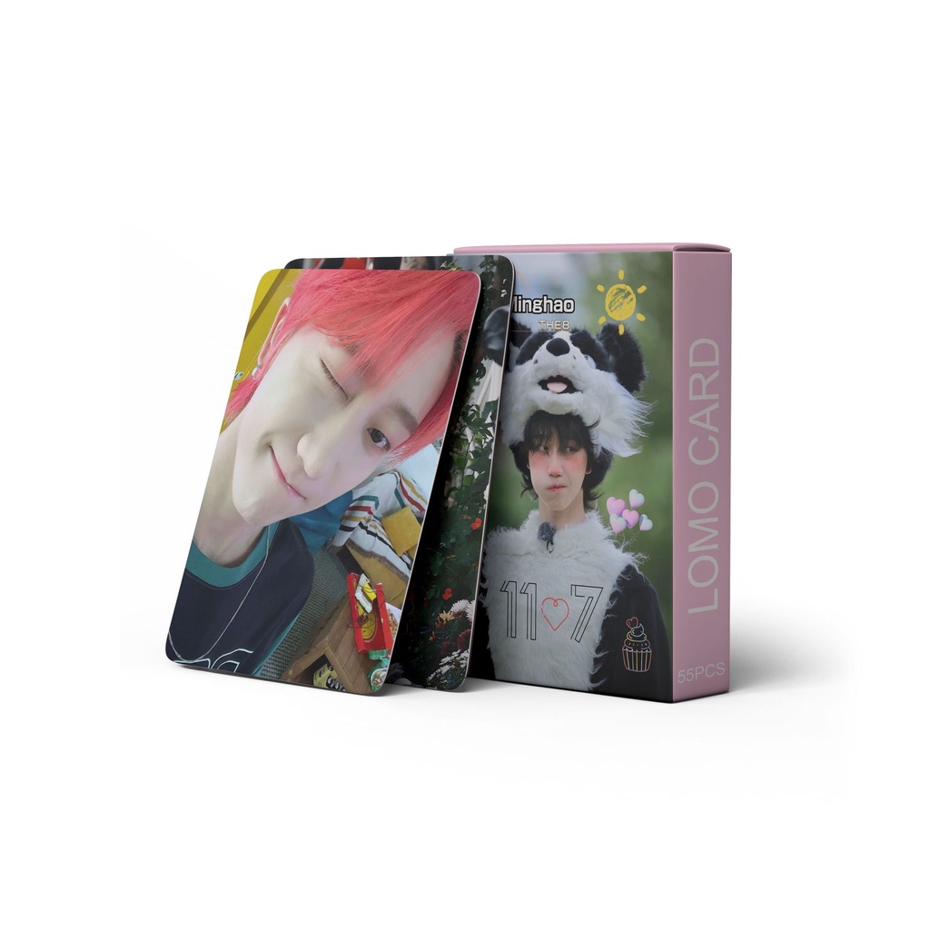 Hộp 55 Ảnh lomo Card Nhóm Nhạc seventeen the8 Go Nhật Bản Luôn Luôn Luôn Luôn Luôn kpop 10th