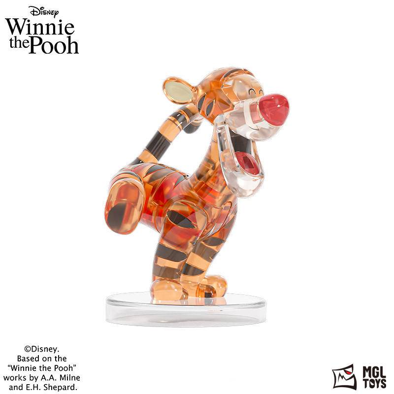 Đồ Chơi Lắp Ráp Mô Hình winnie the pooh Bằng Pha Lê Trong Suốt