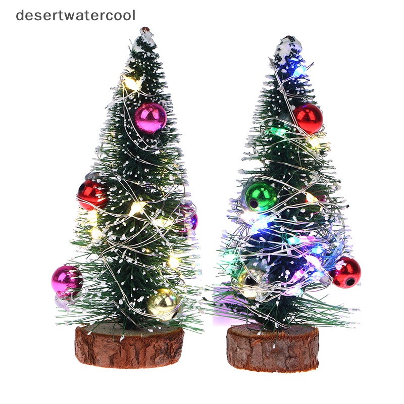 Cây Thông Noel Mini Có Đèn led Trang Trí Nhà Búp Bê diy