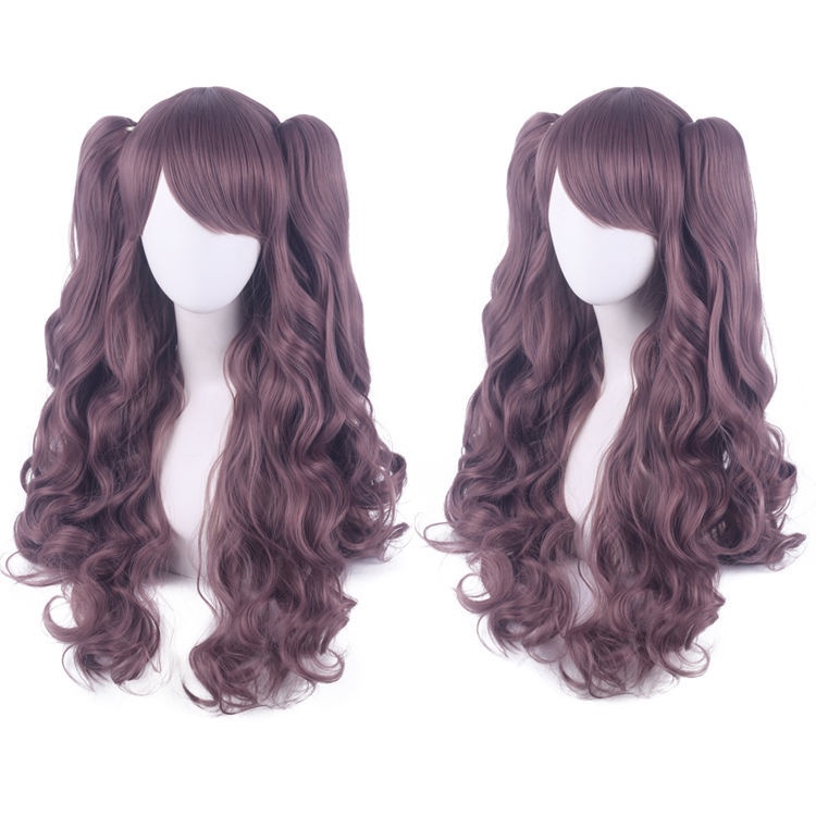 Tóc Giả Xoăn Dài Hóa Trang Nhân Vật anime lolita Dễ Thương