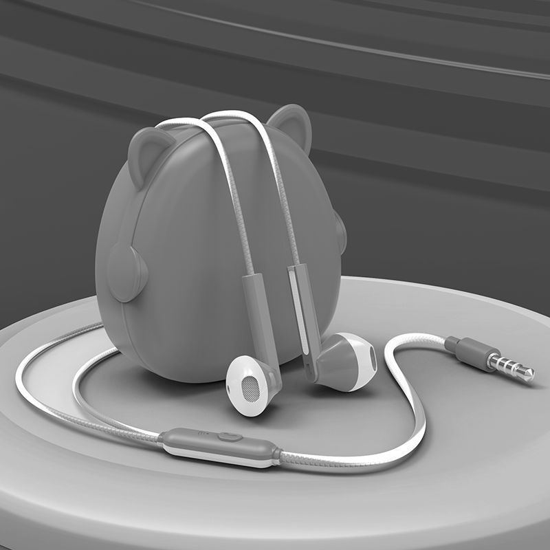 Tai Nghe Có Dây u19 Màu macaron Âm Thanh Trung Thực Cao 3.5mm Kèm Mic