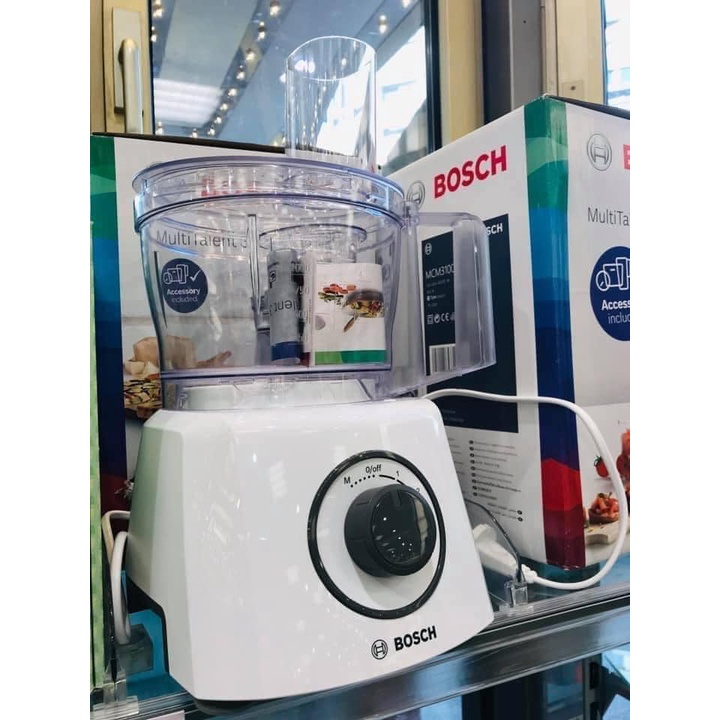 Máy Xay Thịt BOSCH MCM3100W, Máy Xay Quết Chả Giò, Xay Khỏe, Công Suất 800W, Dung Tích 2.3L, Nhập Đức, Shop Hàng Đức