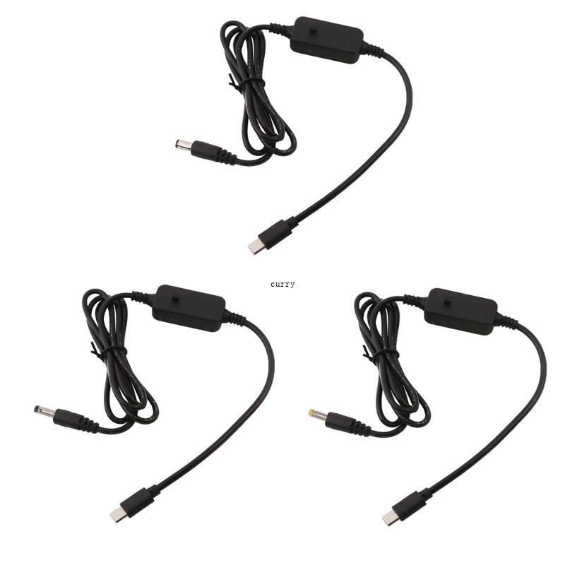 ✿ Dây Cáp Chuyển Đổi usb type c Sang 4 0x1 7mm 5v 9v 12v 12v 20v Cho Quạt Đồ Chơi laptop dvr