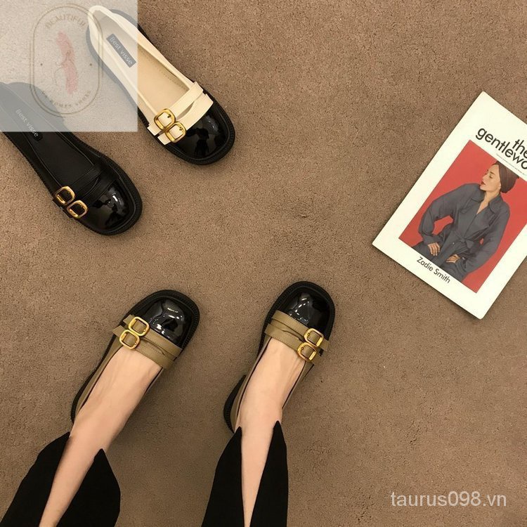 Giày búp bê Cài Khuy Sang Chảnh 2023