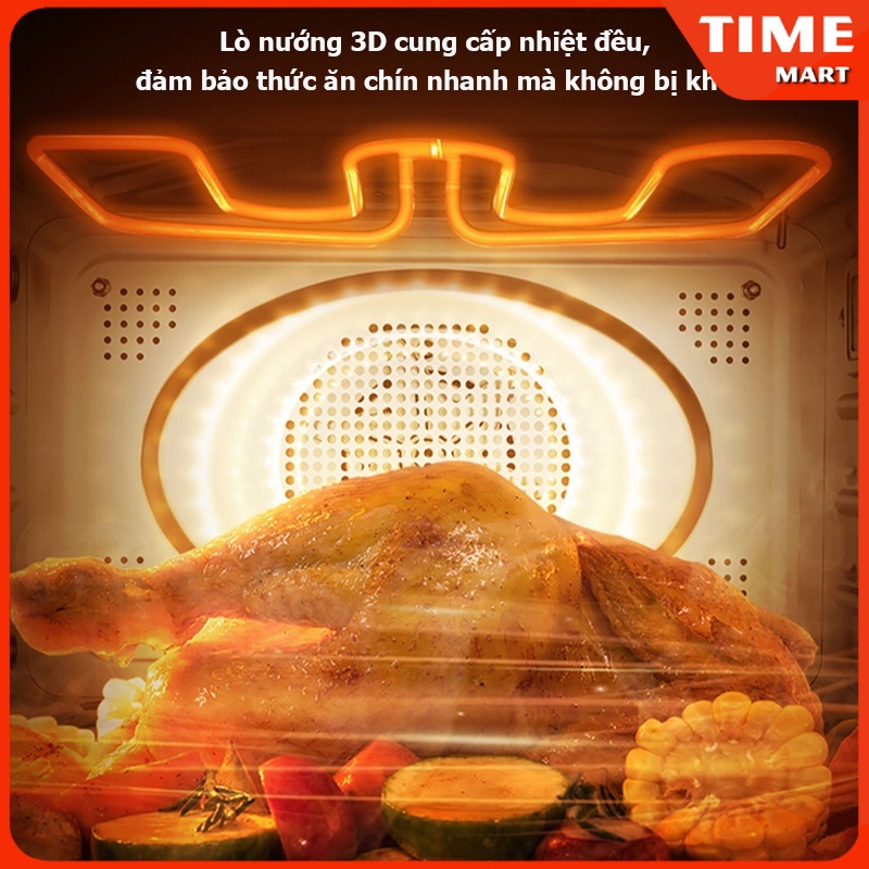 Lò chiên hơi nước lò nướng hấp Xiaomi Qcooker CR-ZK201Y dung tích 20L menu 20 chức năng,tiệt trùng/hấp/nướng đồ ăn