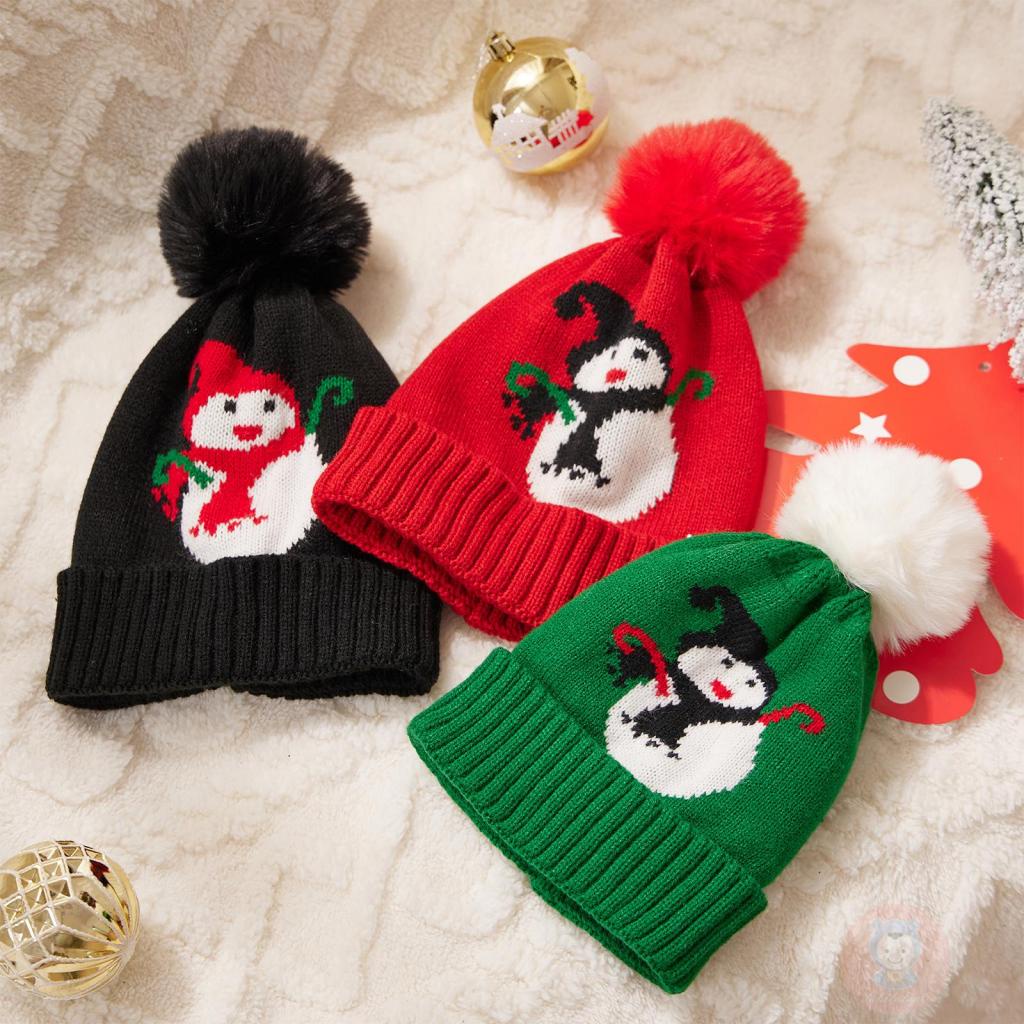 Mũ Len beanie Người Tuyết Dễ Thương Cho Bé laa6-baby