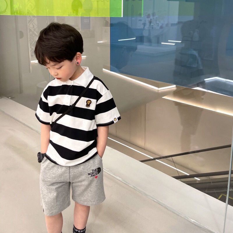 Áo polo 100% cotton Ngắn Tay Thời Trang Mùa Hè Nhật Bản Dành Cho Nam