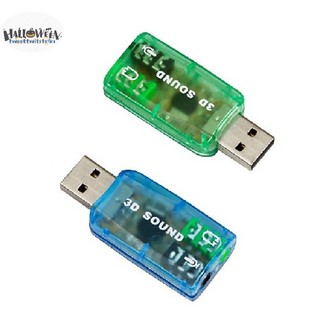 Trtr card Âm Thanh 3d Chuyển Đổi Cổng usb Sang Cổng 3.5mm Cho pc laptop