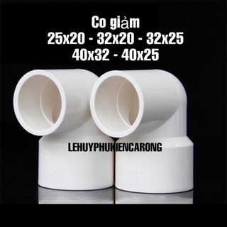 Co Giảm Màu Trắng Phi 32x25, 32x20, 25x20, 40x32, 40x25mm Chuyên Dùng Cho Hồ Cá