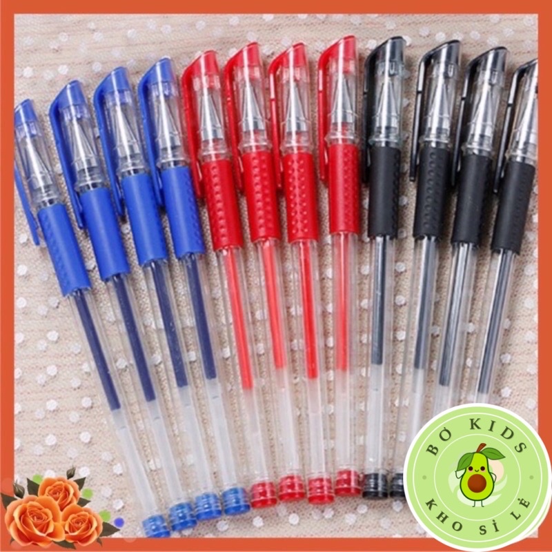 Combo 10 Bút Bi Nước - Êm Tay, Không Lem Mực, Viết Siêu Thích - Giá Rẻ  bokisd.store