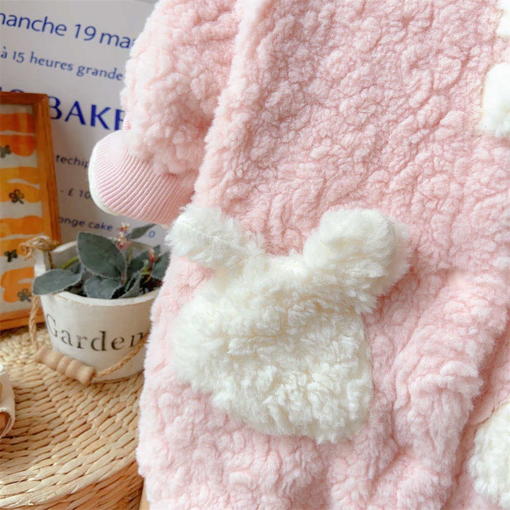 Ủ LÔNG THỎ HÔDNG LÓT NỈ NHUNG CAO CẤP