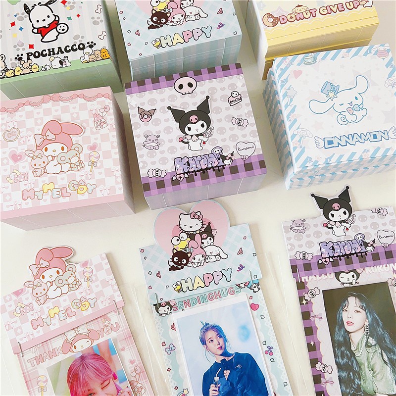 Sanrio Bưu Thiếp Dễ Thương Chất Liệu Đóng Gói Quà Tặng Làm Bánh Bao Bì Thẻ Giấy Trang Trí Quà Tặng -top3C01