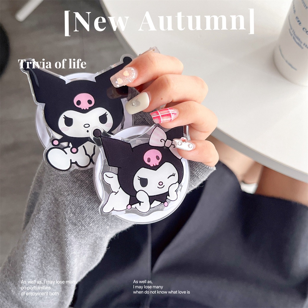 Giá Đỡ Điện Thoại / Máy Tính Bảng Từ Tính Chống Rơi Hình hello kitty kuromi cinnamoroll stitch Đáng Yêu