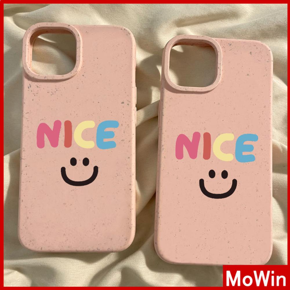 Ốp lưng iPhone 15 Pro Max Ốp iPhone Thân Thiện Với Môi Trường Ốp Mềm Bảo Vệ Camera Chống Sốc Màu Hồng Đơn Giản Tiếng Anh Đẹp Tương Thích Với iPhone 14 13 Pro Max 12 11 XR XS 7Plus 8Plus