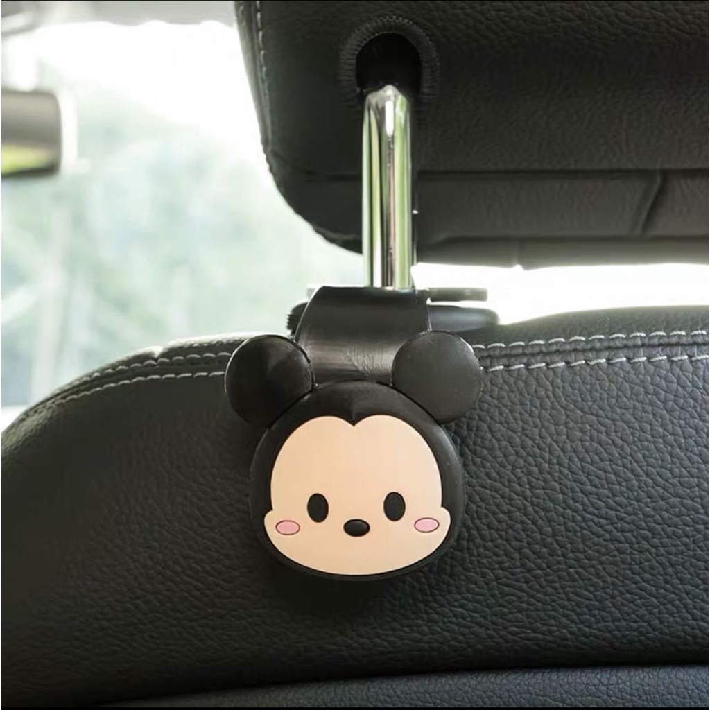 Móc Treo Đồ Hoạt Hình Gắn Sau Ghế Xe Hơi Tiện Lợi